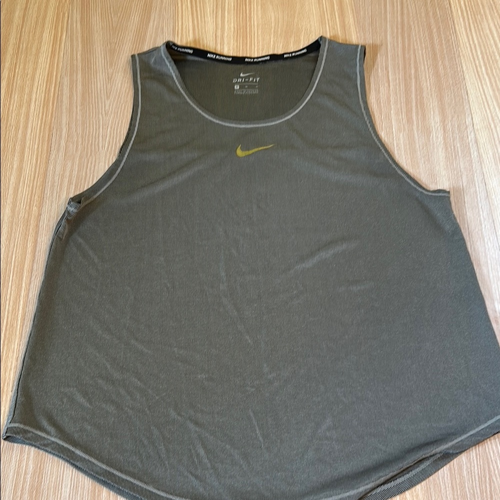 Nike running tank top gray